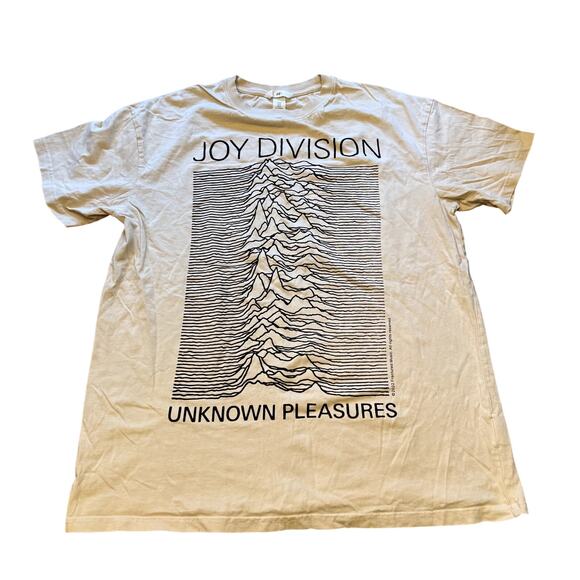 H&M Joy Division Unknown Pleasures T-Shirt Adult Unisex Medium - Picture 1 of 5